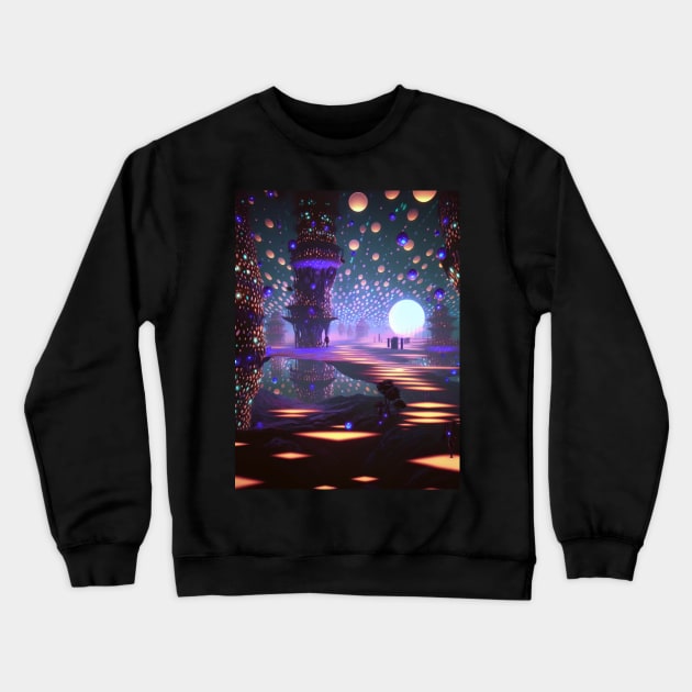 Nyla, and The Monoliths Crewneck Sweatshirt by Depressed Bunny